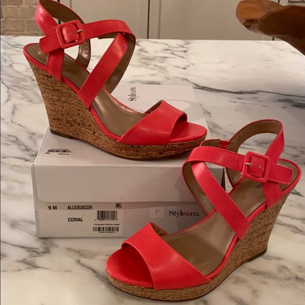 Style & Co. Allexus Strappy Wedge